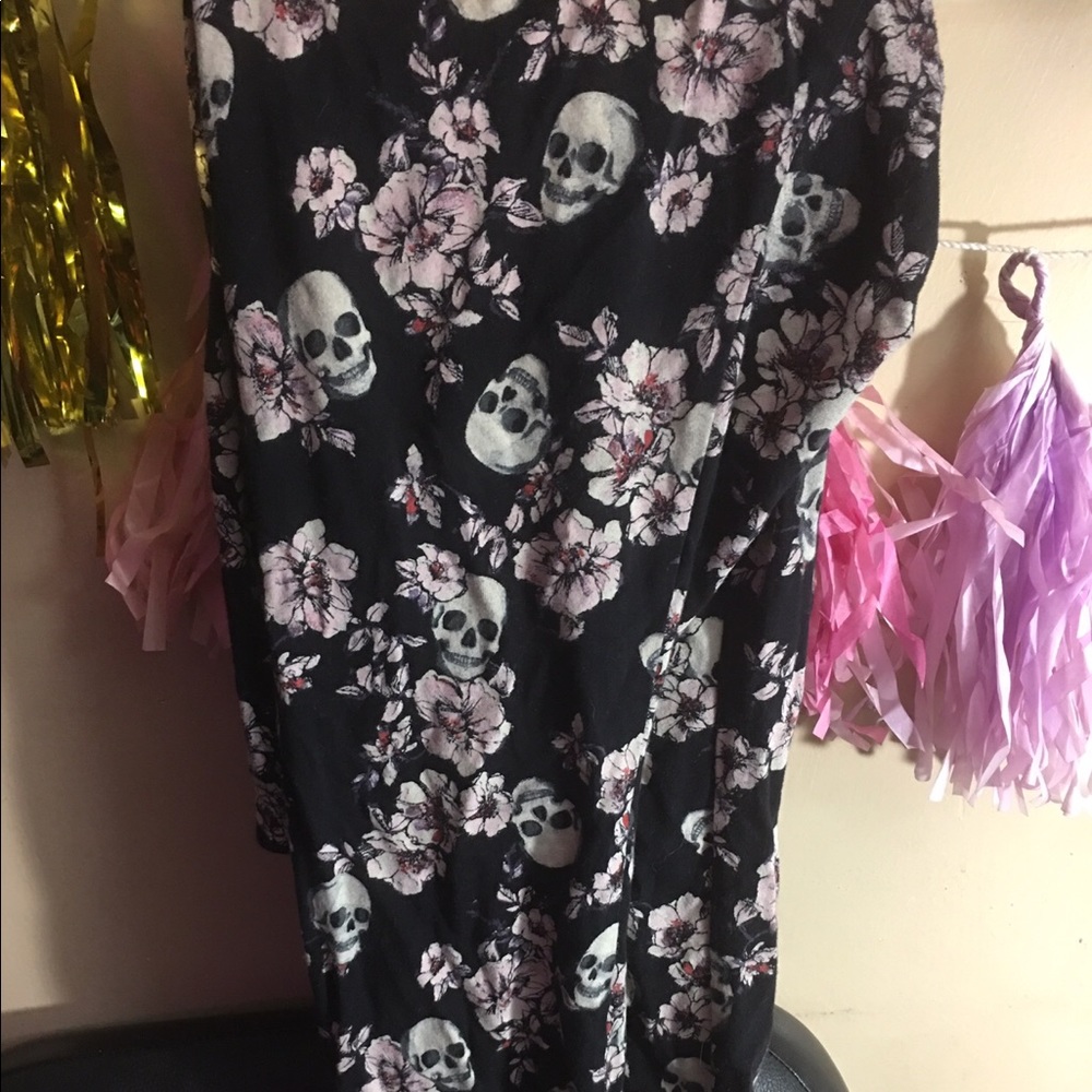 Floral and Skull leggings